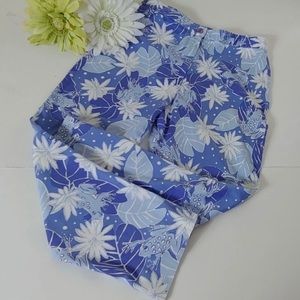 🐸🪷 Lilly Pulitzer Prince Charming Vintage White Label Capri Pants